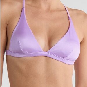 Maaji metallic triangle bikini top